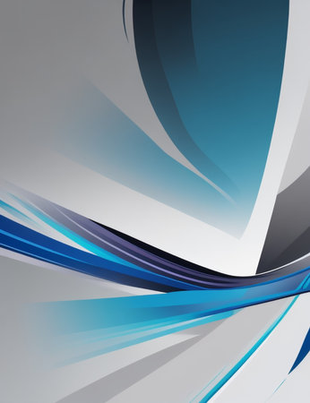 Blue and grey abstract corporate background with copy space. Vector illustration.の素材