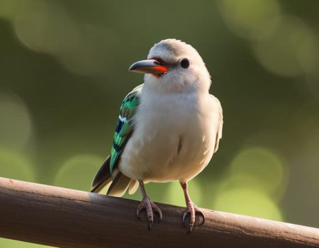 White-crowned Starling - Lanius caeruleusの素材