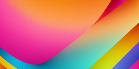 Abstract background with colorful diagonal stripes. Vector illustration for your design.の素材