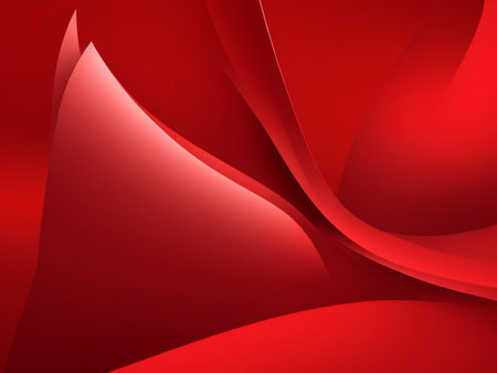 Abstract red background. 3d illustration. Can be used as wallpaperの素材