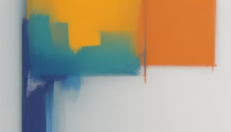 Abstract watercolor painted background. Colorful brush strokes on canvas.の素材