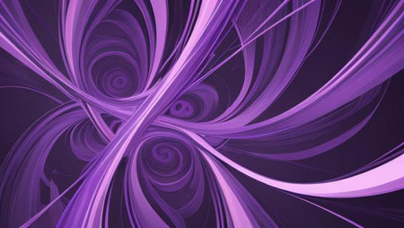 Purple abstract fractal background a computer-generated 2D illustration, textureの素材