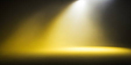 Spotlight in a dark room. Abstract background for your design.の素材