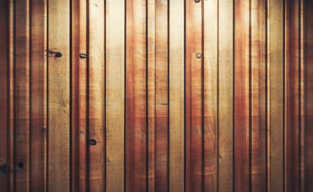 Wooden wall texture background, wood planks with natural pattern.の素材