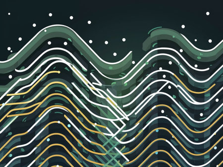 abstract wavy line background, vector illustration eps10 graphic