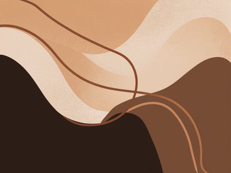 Abstract background in brown, brown and beige colors. Vector illustration.の写真素材
