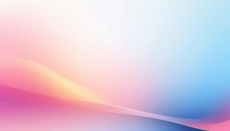 abstract background with smooth lines in pink, blue and yellow colors