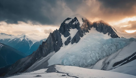 Mountains in Cordillera Blanca, Peru, South Americaの写真素材