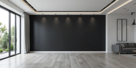 Modern bright interiors 3D rendering illustration computer generated image not photos
