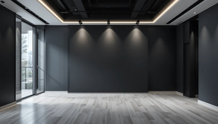 Modern bright interiors 3D rendering illustration mockup computer generated imageの写真素材