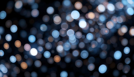 Abstract circular bokeh background. Soft light defocused spots.の写真素材