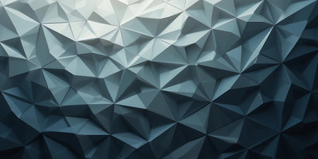 Abstract polygonal background. Triangular origami style with gradientの写真素材
