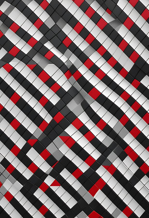 Abstract background with red, black and white colors. Vector illustration.の写真素材