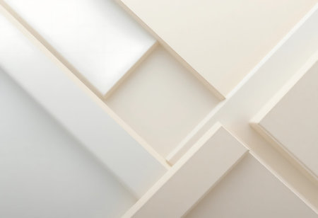 White wall of the room with a shadow from the window. 3d rendering