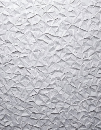 Crumpled paper background. White paper texture. Abstract background.