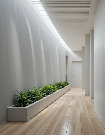 Modern bright interiors. 3d rendering mockup computer generated imageの写真素材