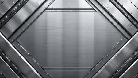 Metal plate texture background. 3d rendering, 3d illustration.の写真素材