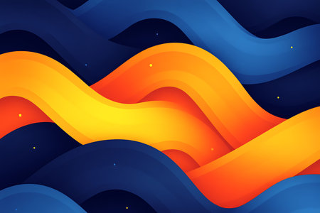 Abstract wavy background. Dynamic effect. Vector illustration for your designの写真素材