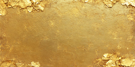 golden background or texture and copy space for design. Template.の写真素材
