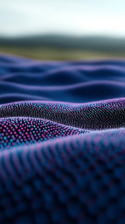 3d rendering of abstract technology digital background. Network connection structure.の写真素材