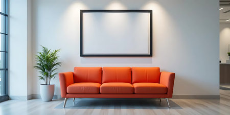 large luxury modern bright interiors Living room illustration 3D rendering computer digitally generated imageの写真素材