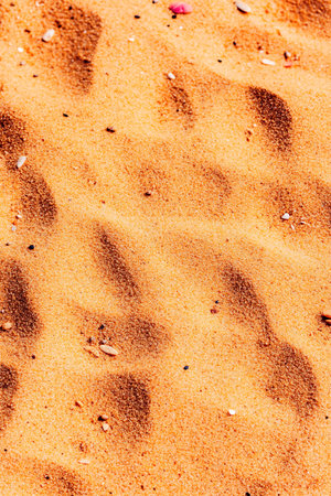 closeup of sand texture in the desert, note shallow depth of field