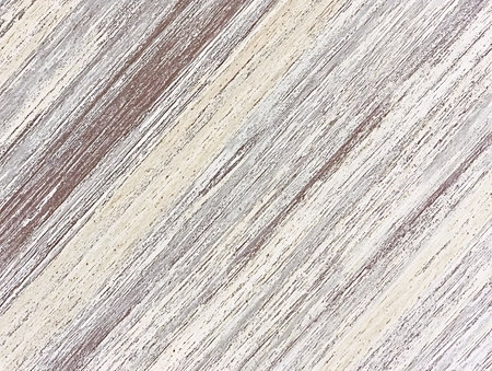 Abstract background texture with diagonal brushstrokes creating a rustic painted wood effect.の写真素材