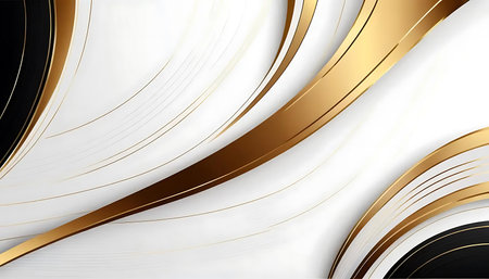 abstract background with golden lines. vector illustration eps10.の写真素材