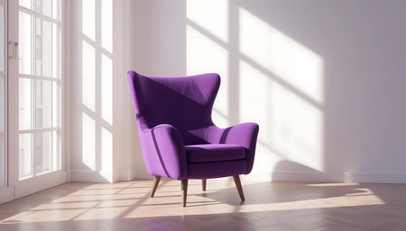 modern bright interiors 3D rendering illustration  - computer generated imageの写真素材