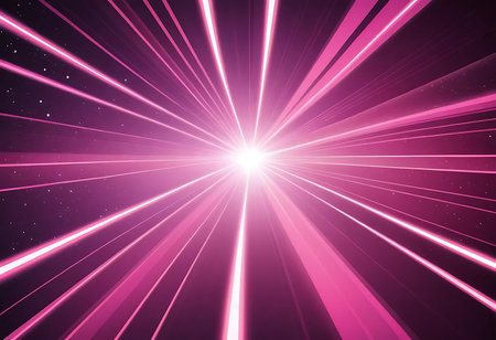 Purple rays on a dark background. Vector illustration. Eps 10の写真素材
