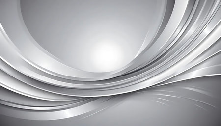 Abstract silver metallic background. Vector illustration. Futuristic technology style.の写真素材