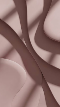 Abstract 3d rendering of wavy surface. Modern background design.の写真素材
