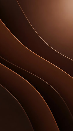 abstract brown background with curved lines, can be used as a backgroundの写真素材