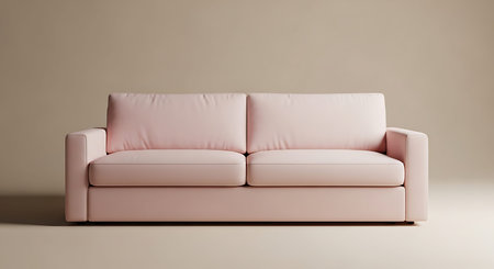 Modern bright interiors apartment Living room mockup illustration 3D rendering computer generated imageの写真素材