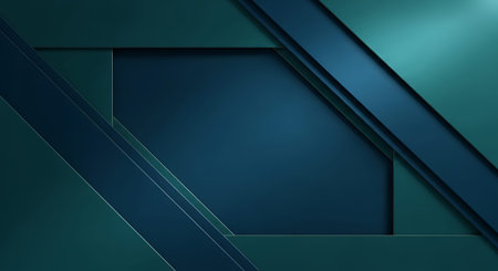 Abstract blue and green geometric corporate background. Vector design eps10
