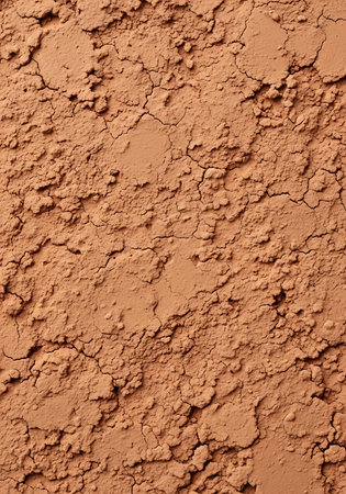 Background of brown clay wall texture. Abstract background and texture for design.