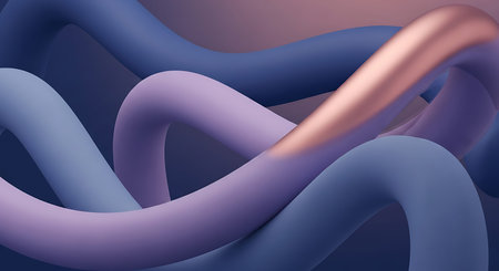 Abstract wavy background. 3d rendering, 3d illustration.