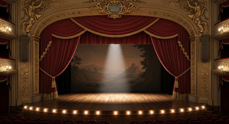 Modern glass door in empty room. Mock up, 3D Renderingの写真素材