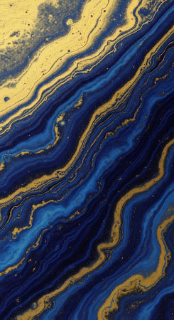 Marble abstract acrylic background. Marbling artwork texture. Agate ripple pattern. Gold powder.