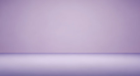 Empty studio room with purple walls and floor. 3D Renderingの写真素材