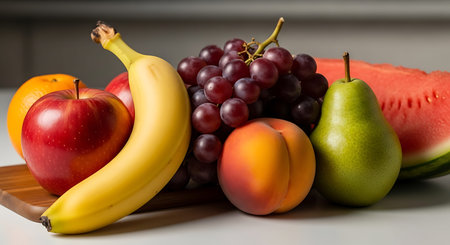 Variety of spices on a wooden background. Selective focus.の写真素材