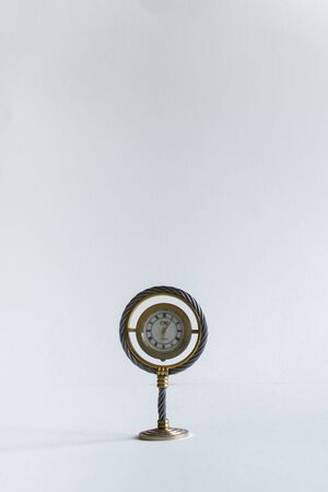Clock isolated on white backgroundの写真素材