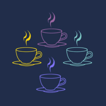 CUP of A coffee this image nice for your cafe or your rooms.のイラスト素材