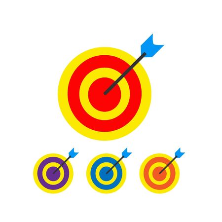 TARGET AND GOAL VECTOR Simple Vector for icon or your social media.のイラスト素材