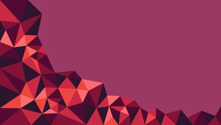 BACKGROUND LOW POLY RED VECTOR for your website or social media needs.のイラスト素材