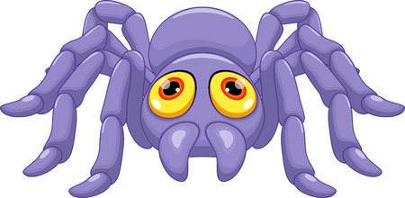 Cute tarantula cartoonのイラスト素材
