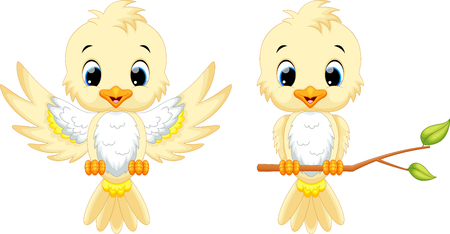 Cute bird cartoonのイラスト素材
