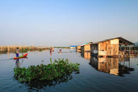 Rawapening Lakeの写真素材