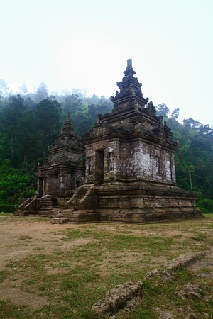 Gedong songo Templeの写真素材