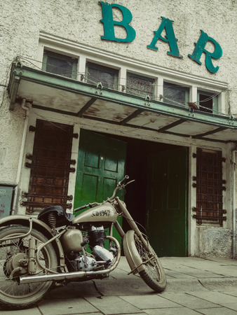 an old bar at Central Jakarta Indonesiaのeditorial素材